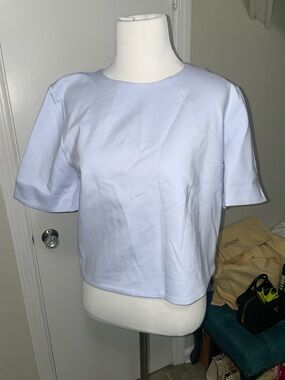 Express lavender Short Sleeve Women's dress Top